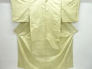 アンティーク　抽象模様織出し十日町紬着物